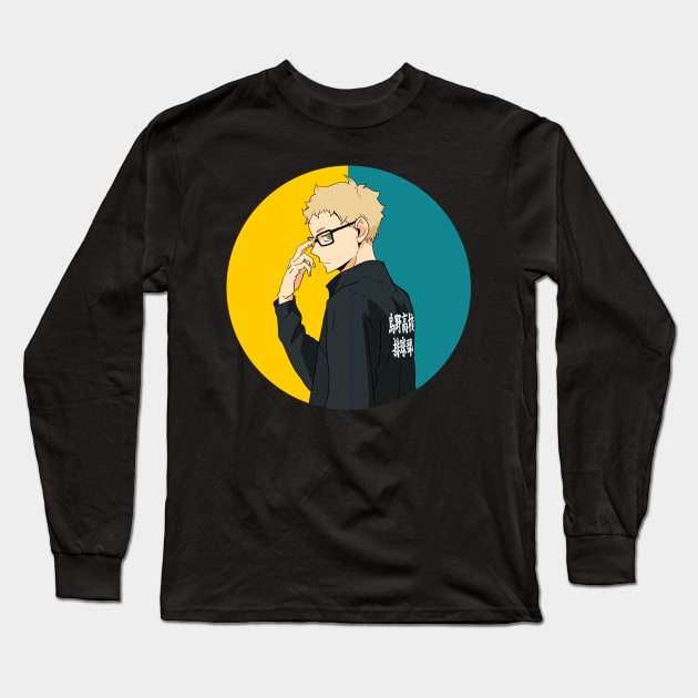 Haikyuu - Kei Tsukishima Long Sleeve T-Shirt by InalZ